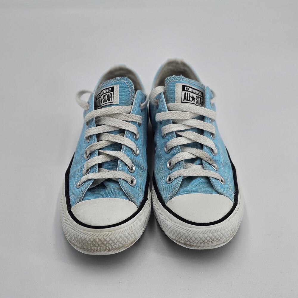 Converse Chuck Taylor All Star Low Sneakers Lt Blue White Women 7 Men 5